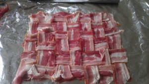bacon explosion baconväv
